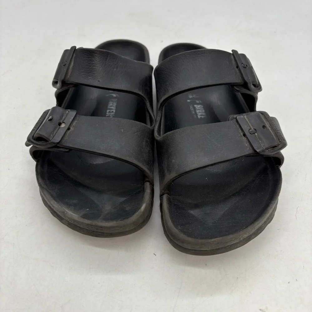 Birkenstock EVA Arizona Shoes Womens 7 Mens 5.5 Essentials Slip On Sandal Black
